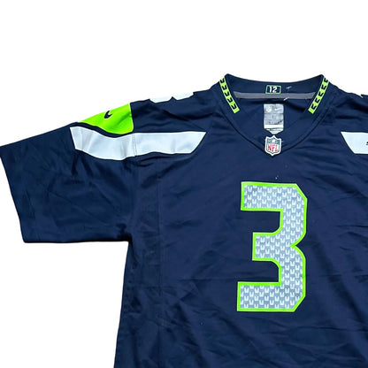 Nike Kids Seattle Seahawks #3 – NFL (Russell Wilson) Jersey Blue Age 14-16Y