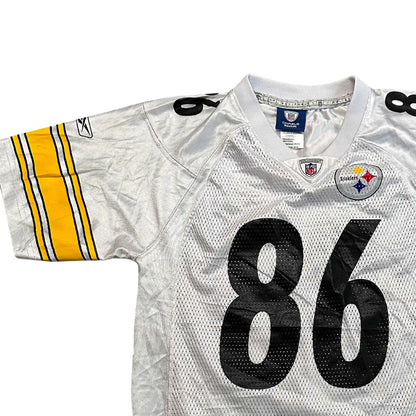 Reebok Kids Pittsburgh Steelers #86 – NFL (Hines Ward) Jersey White Age 10-12Y