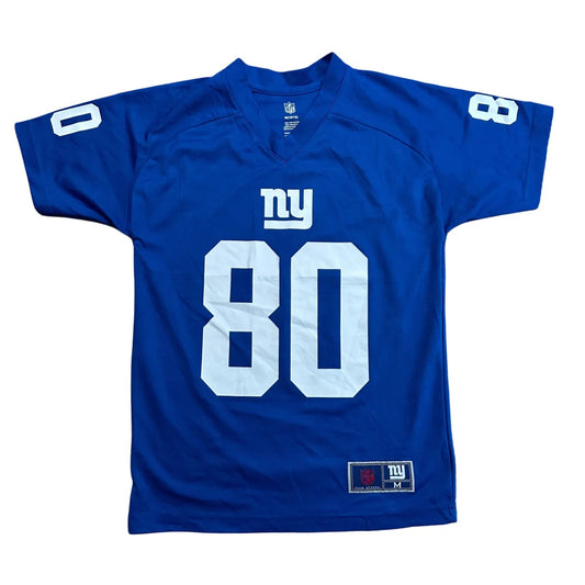 NFL Team Apparel Kids New York Giants #80 – NFL Jersey Blue Age 10-12Y