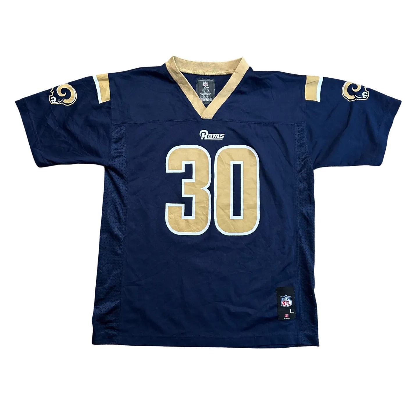 NFL Team Apparel Kids LA Rams #30 – NFL (Todd Gurley) Jersey Navy Age 14-16Y