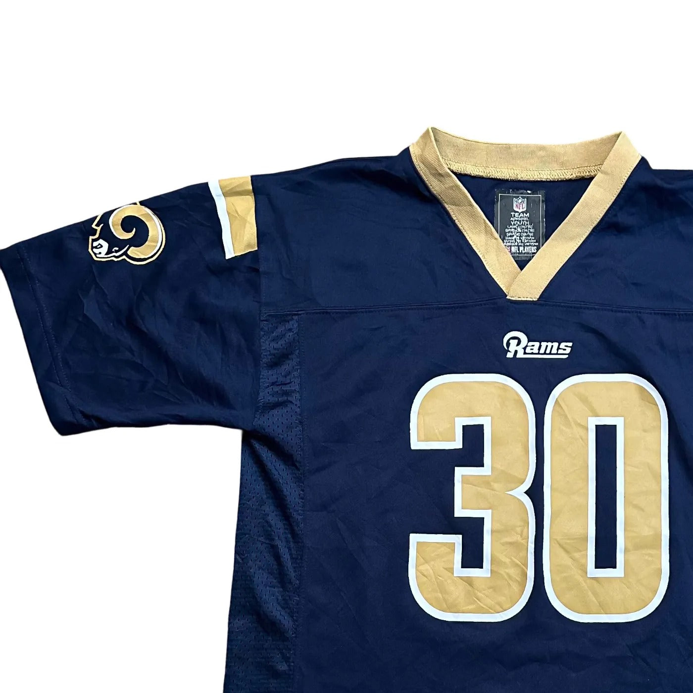 NFL Team Apparel Kids LA Rams #30 – NFL (Todd Gurley) Jersey Navy Age 14-16Y