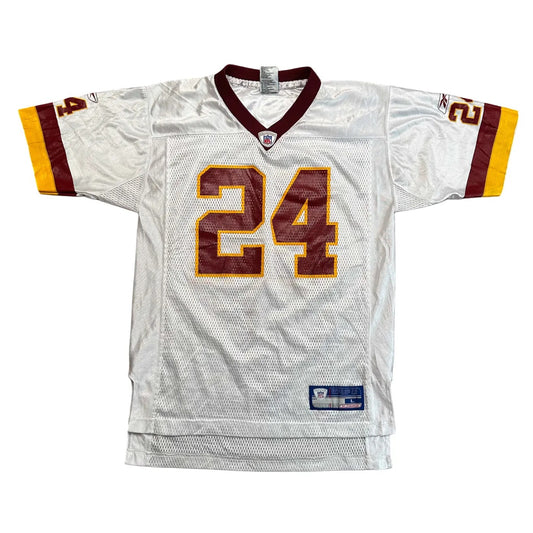 Reebok Kids Washington Commanders #24 – NFL (Champ Bailey) Jersey White Age 14-16Y