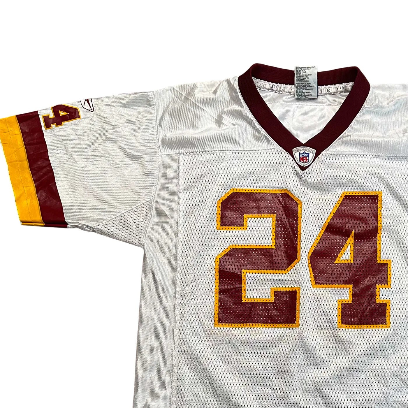 Reebok Kids Washington Commanders #24 – NFL (Champ Bailey) Jersey White Age 14-16Y