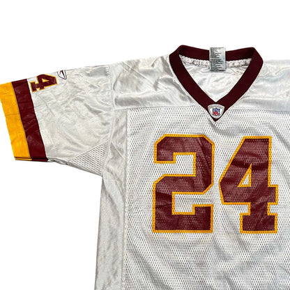 Reebok Kids Washington Commanders #24 – NFL (Champ Bailey) Jersey White Age 14-16Y
