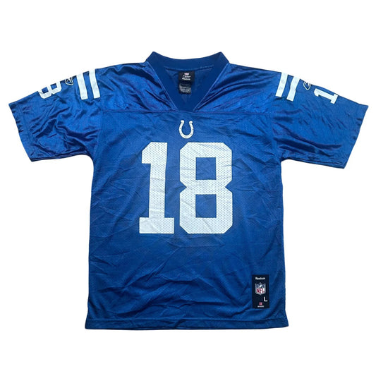 Reebok Kids Indianapolis Colts #18 – NFL (Peyton Manning) Jersey Blue Age 14-16Y