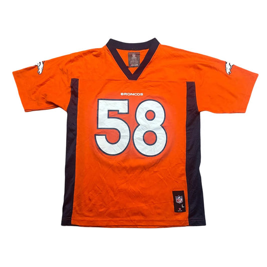 NFL Team Apparel Kids Denver Broncos #58 – NFL (Von Miller) Jersey Blue Age 14-16Y