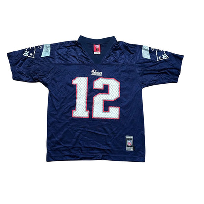 Reebok Kids New England Patriots #12 – NFL (Tom Brady) Jersey Navy Age 14-16Y