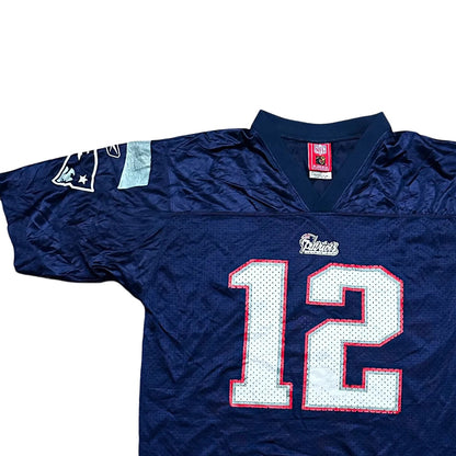 Reebok Kids New England Patriots #12 – NFL (Tom Brady) Jersey Navy Age 14-16Y