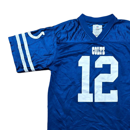 NFL Team Apparel Kids Indianapolis Colts #12 – NFL (Andrew Luck) Jersey Blue Age 14-16Y