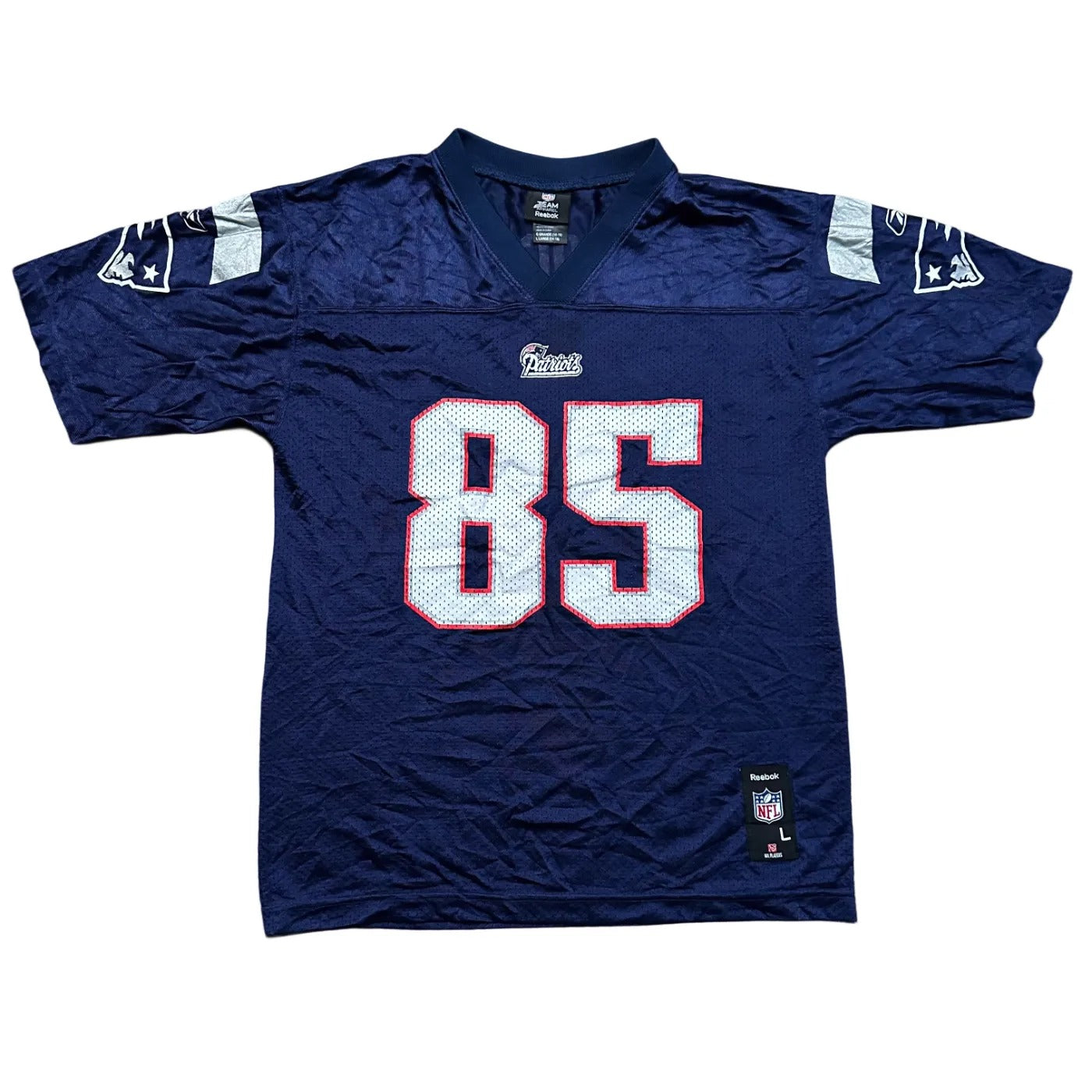 Reebok Kids New England Patriots #85 – NFL Jersey Blue Age 14-16Y