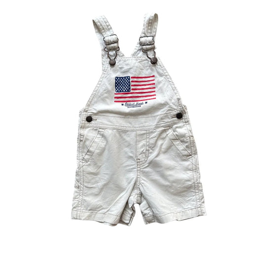 Oshkosh Kids Shortfall Dungarees Beige Age 18M