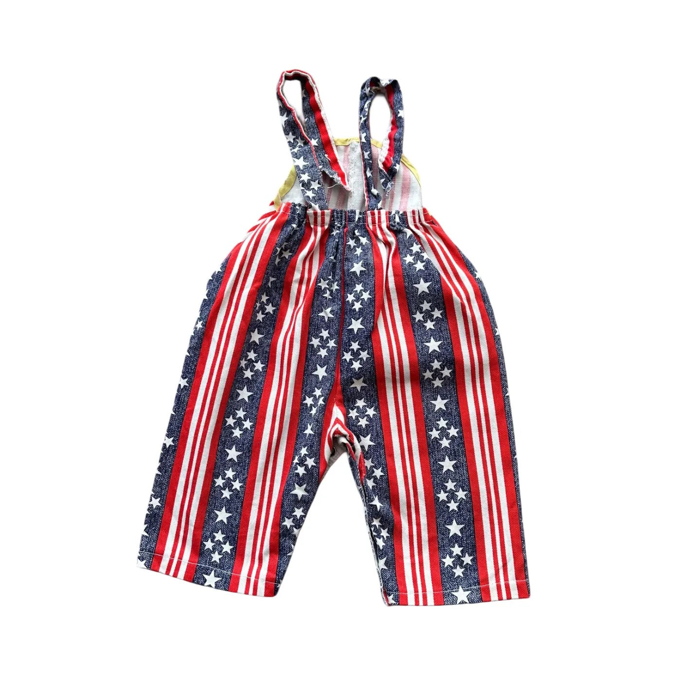 Unbranded Kids Flag Print Dungarees Multicolour Age 12-18M