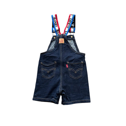 Levi’s Kids Denim Shortall Dungarees Blue Age 12-18M