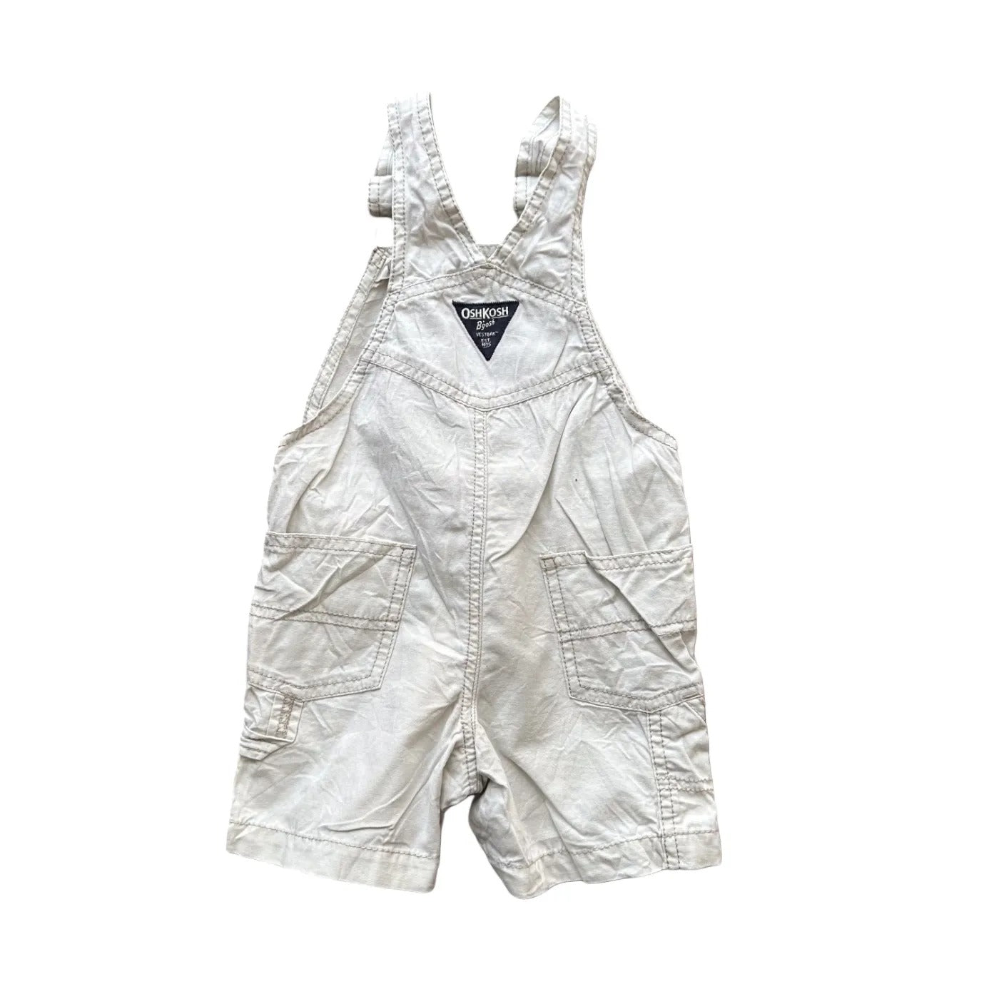 Oshkosh Kids Shortfall Dungarees Beige Age 18M