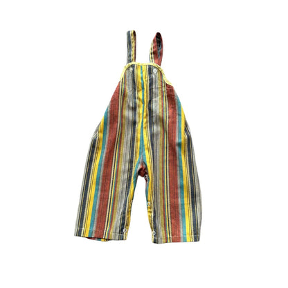 unbranded Kids Girls Oriental Dungarees Multicolour Age 12M