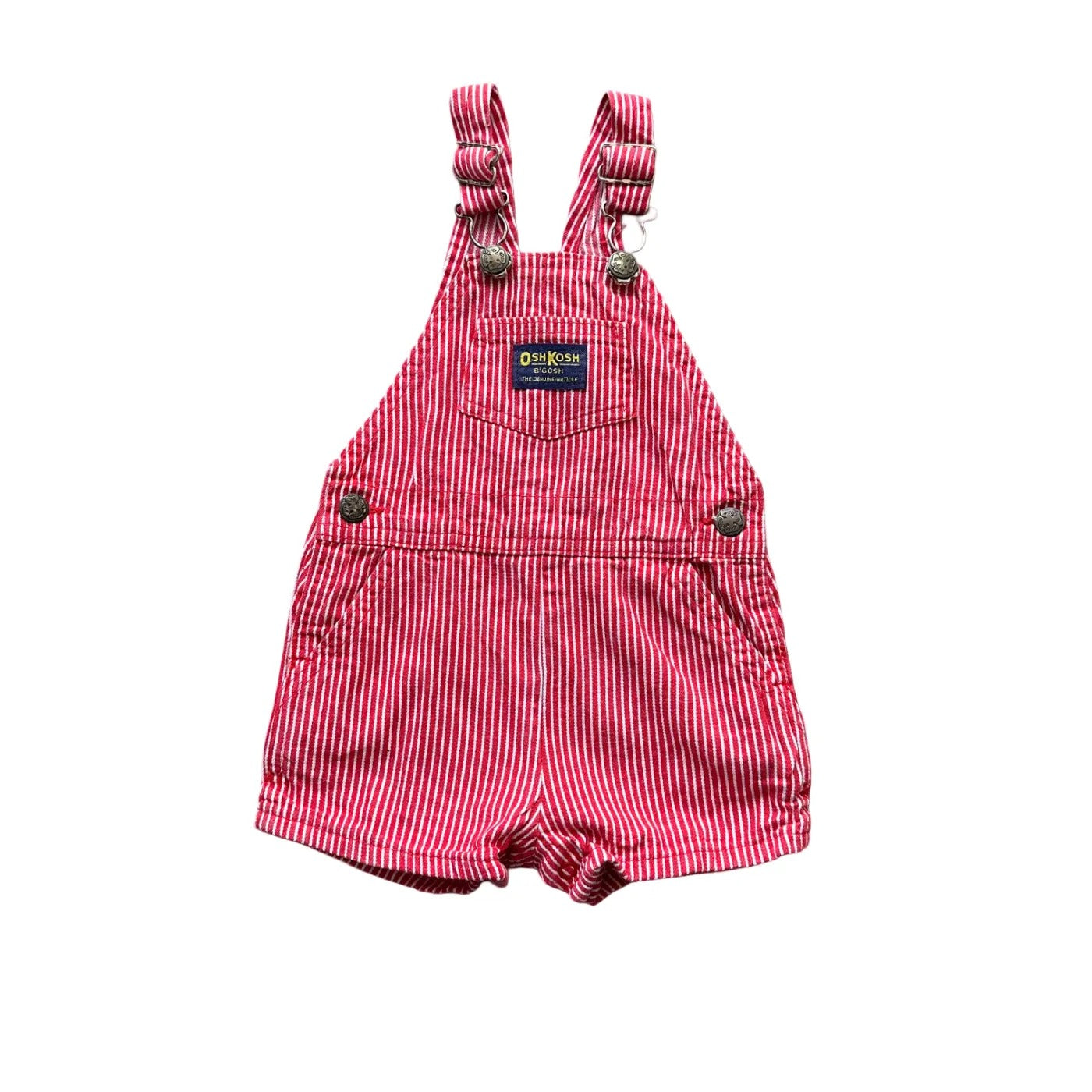 Oshkosh Kids Stripe Shortall Dungarees Multicolour Age 18M