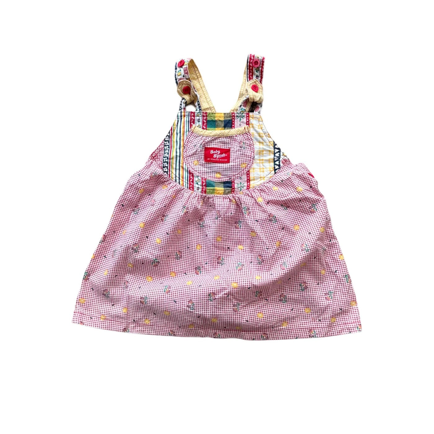 Oshkosh Kids Girls Floral Dress Dungarees Multicolour Age 18M