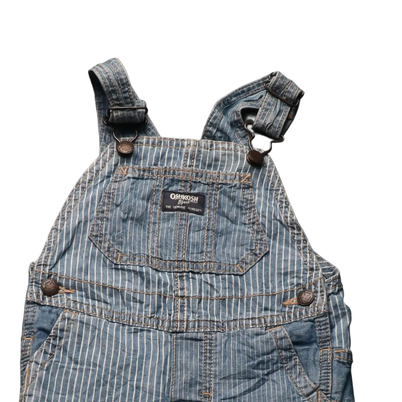 OshKosh Kids Stripe Dungarees Multicolour Age 18M