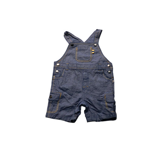 Unbranded Kids Shortall Dungarees Blue Age 18M