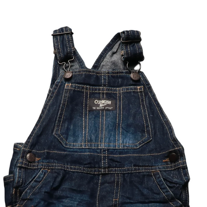 OshKosh Kids Shortall Dungarees Blue Age 18M
