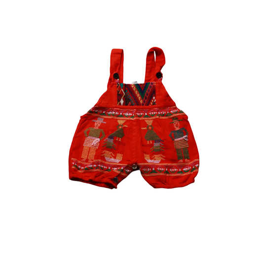 Unbranded Kids Aztec Dungarees Multicolour Age 18M