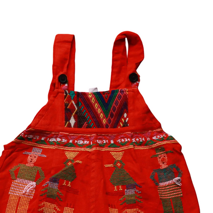Unbranded Kids Aztec Dungarees Multicolour Age 18M