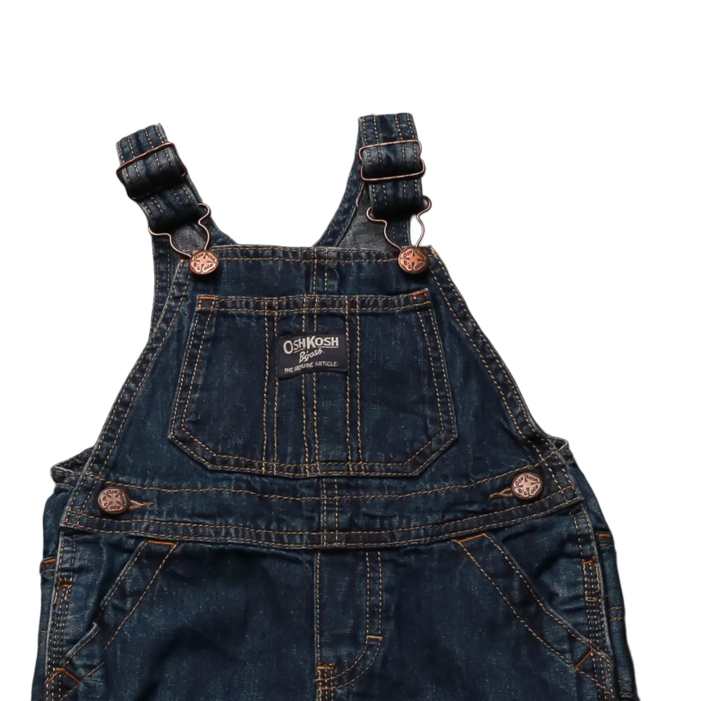 OshKosh Kids Shortall Dungarees Blue Age 24M