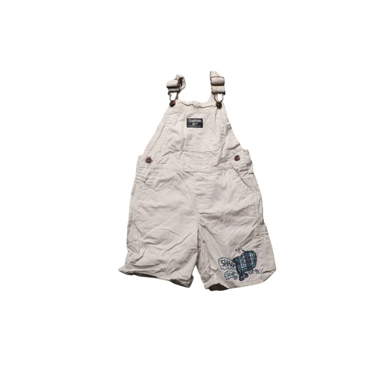 OshKosh Kids Shortall Dungarees Beige Age 24M