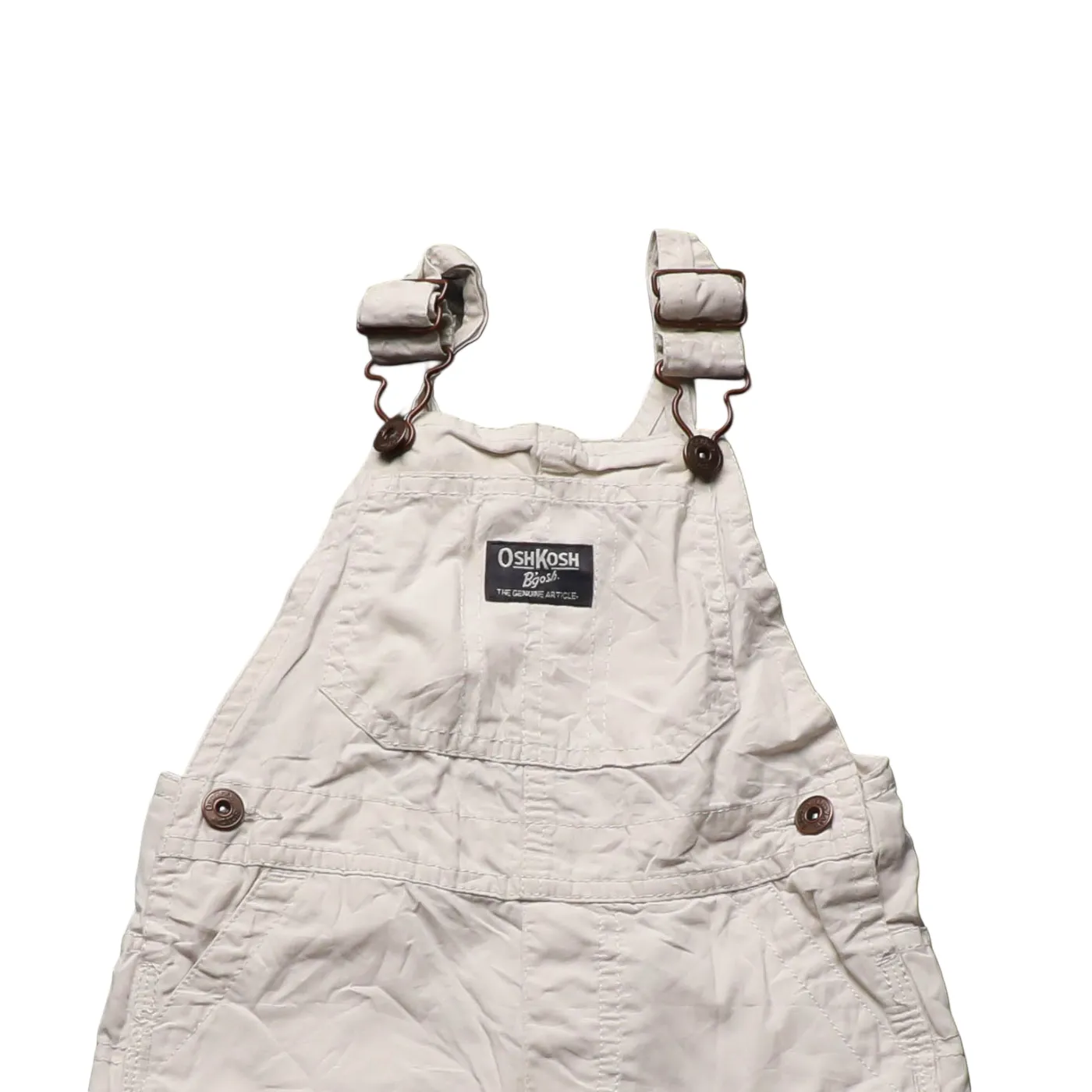 OshKosh Kids Shortall Dungarees Beige Age 24M