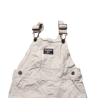 OshKosh Kids Shortall Dungarees Beige Age 24M