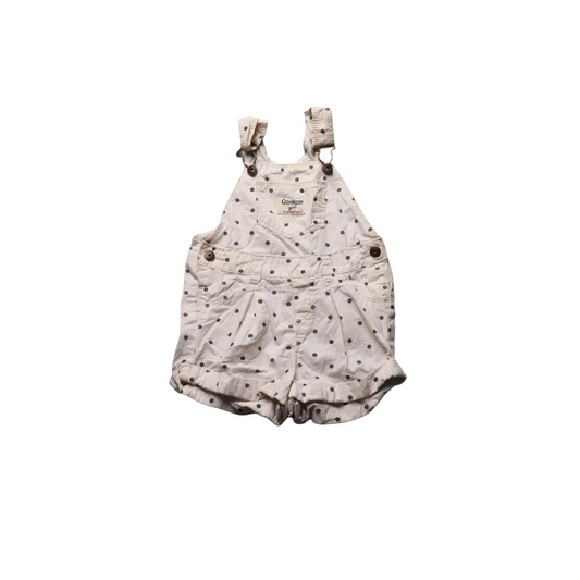 OshKosh Kids Polka Dot Dungarees Cream Age 24M