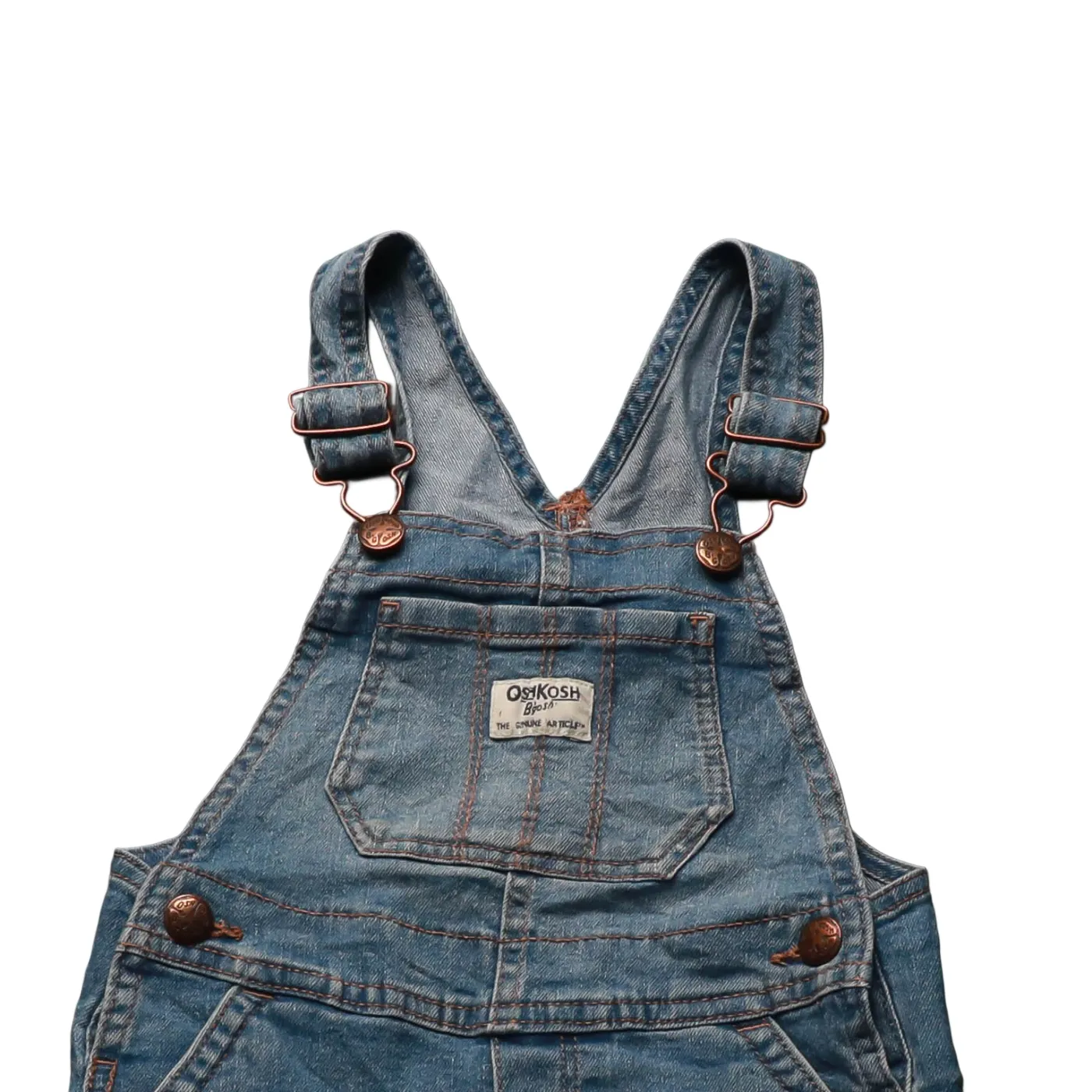 OshKosh Kids Floral Print Dungarees Blue Age 2T