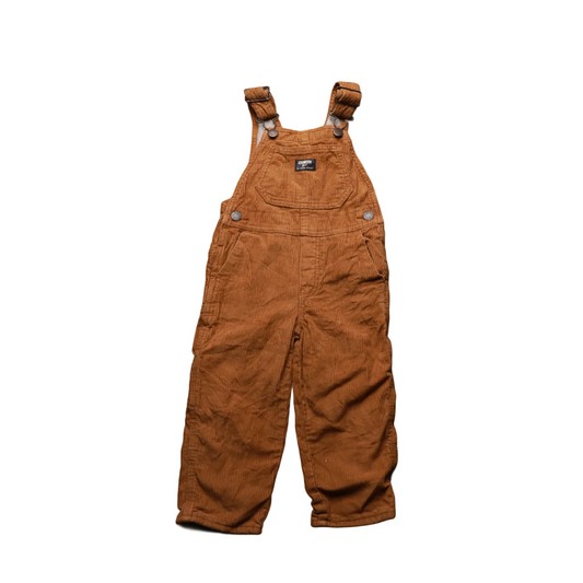 OshKosh Kids Corduroy Dungarees Brown Age 2T