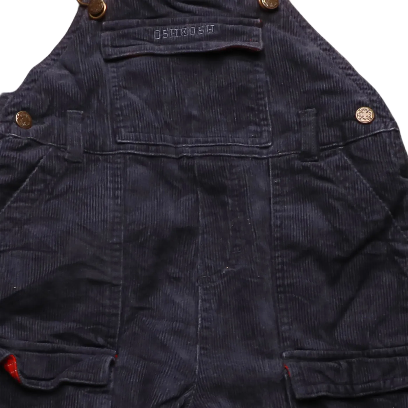 OshKosh Kids Padded Corduroy Dungarees Blue Age 18M