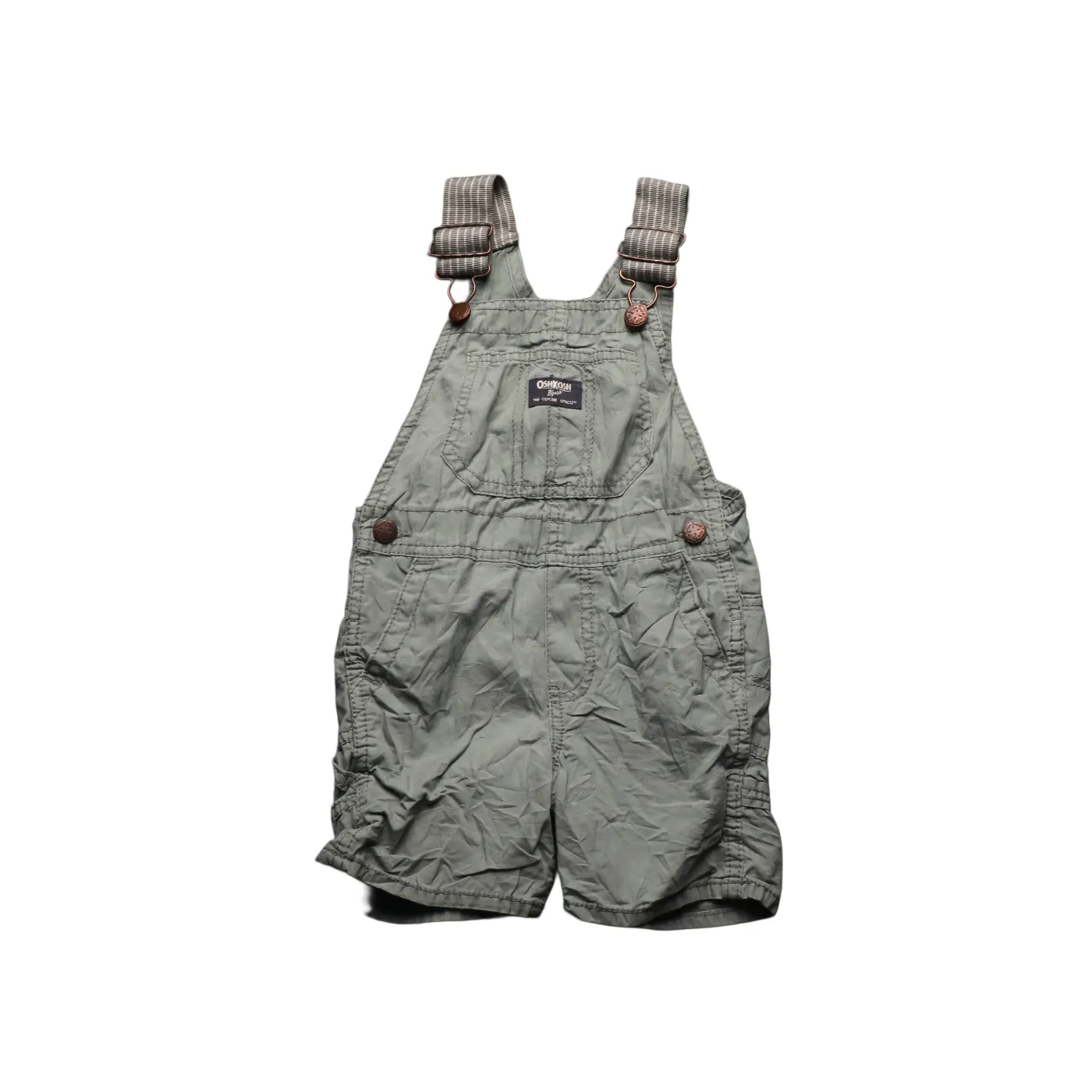 OshKosh Kids Shortall Dungarees Green Age 2T