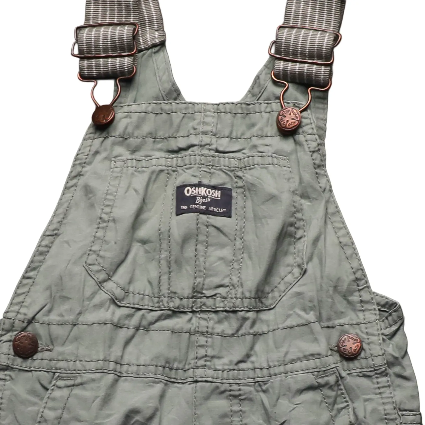 OshKosh Kids Shortall Dungarees Green Age 2T