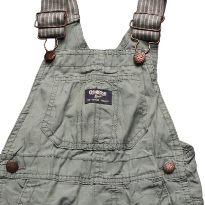 OshKosh Kids Shortall Dungarees Green Age 2T