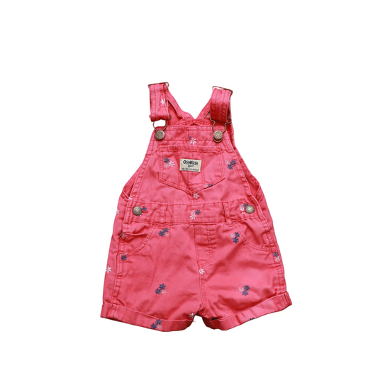OshKosh Kids Shortall Dungarees Pink Age 18M
