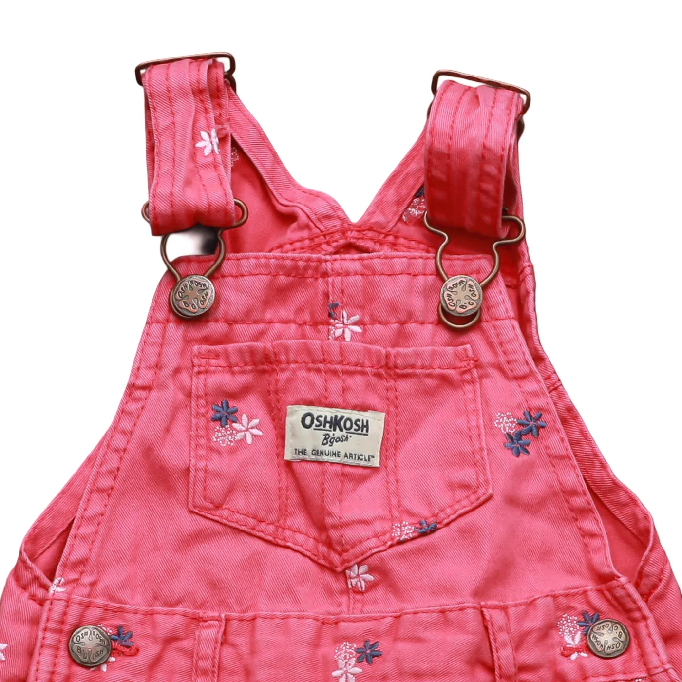 OshKosh Kids Shortall Dungarees Pink Age 18M