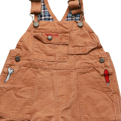 OshKosh Kids Workwear Dungarees Brown Age 18M