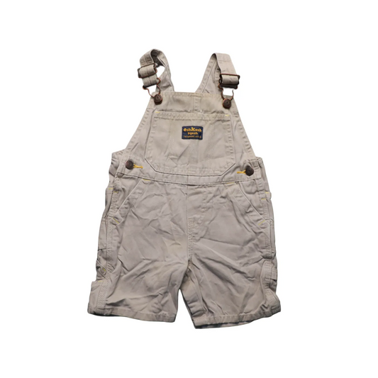 OshKosh Kids Shortall Dungarees Beige Age 18M