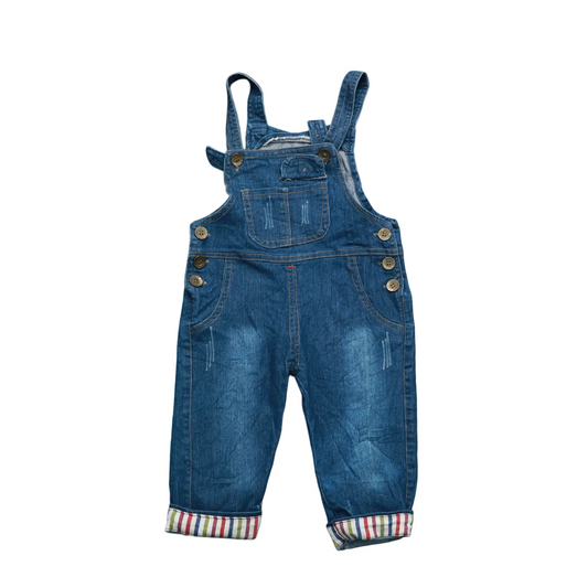 Unbranded Kids  Dungarees Blue Age 18M