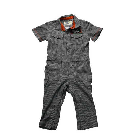 OshKosh Kids Stripe Overall Multicolour Age 18M