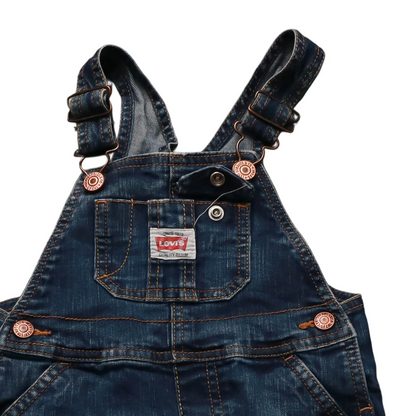 Levis Kids Shortall Dungarees Blue Age 18M