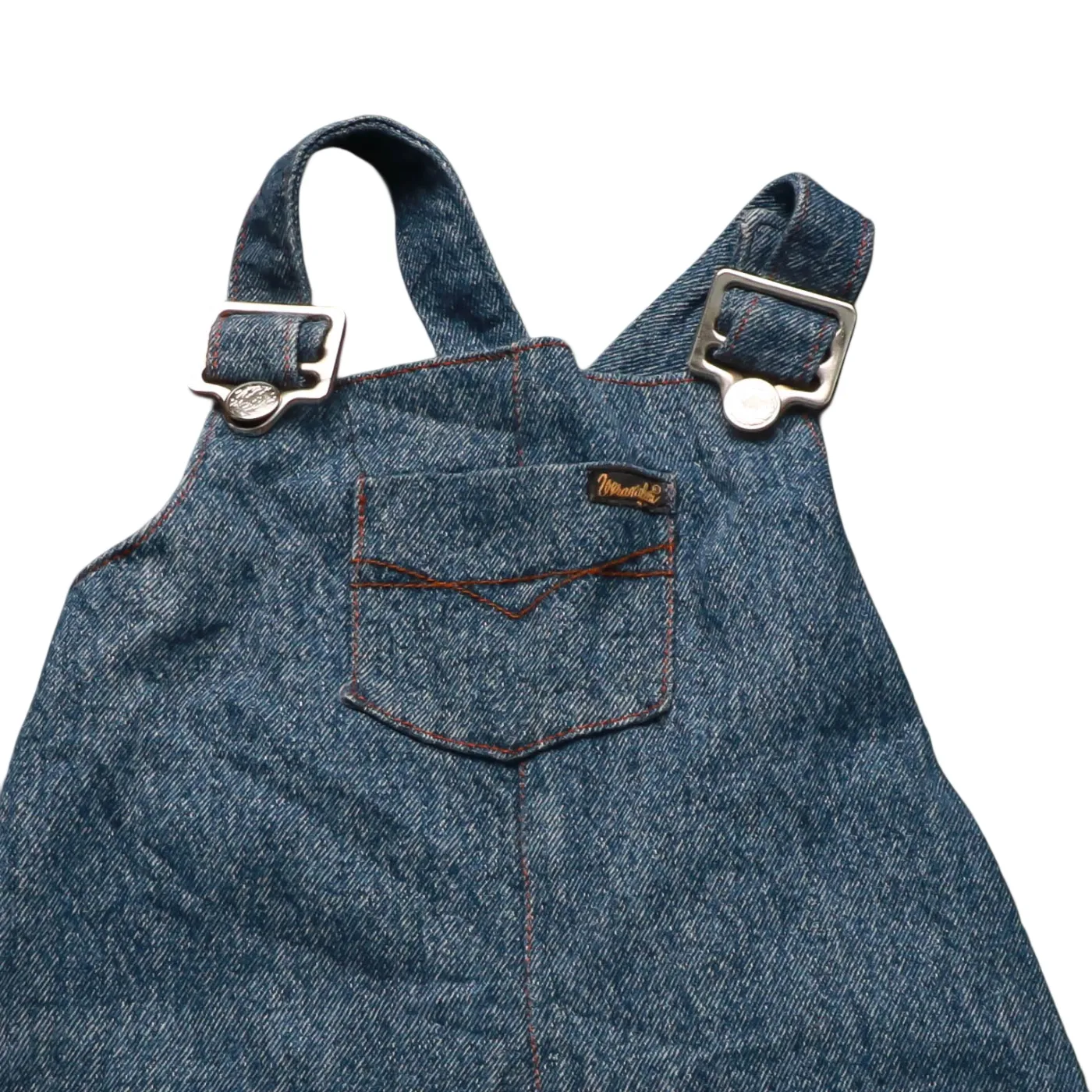 Wrangler Kids Shortall  Dungarees Blue Age 18M