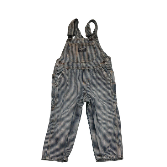 OshKosh Kids Stripe Dungarees Multicolour Age 18M
