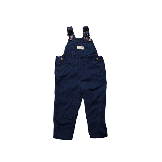 OshKosh Kids Corduroy Dungarees Blue Age 12-18M