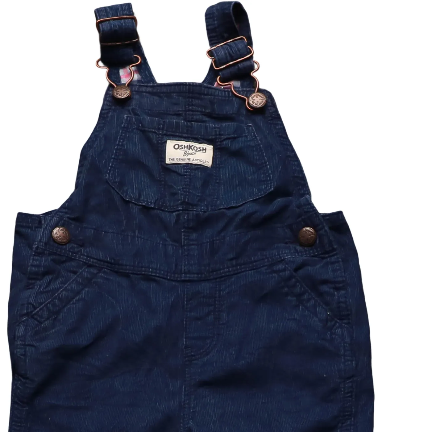 OshKosh Kids Corduroy Dungarees Blue Age 12-18M