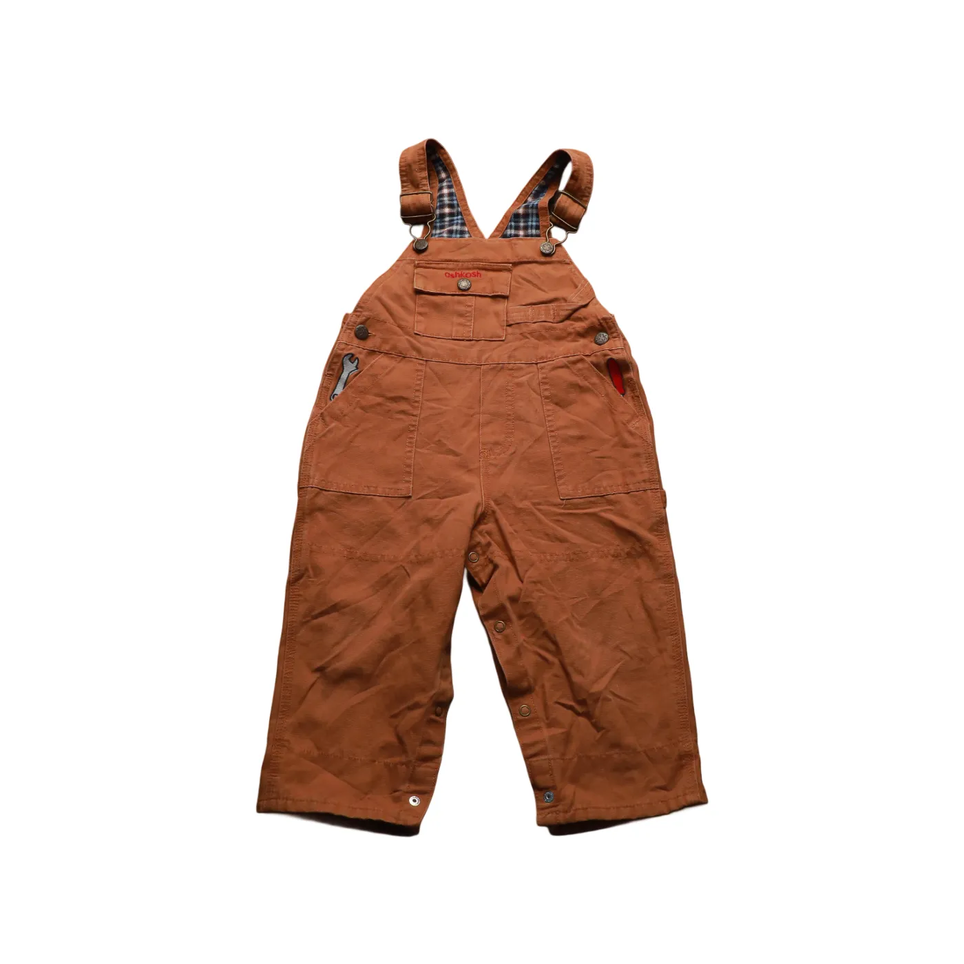 OshKosh Kids Workwear Dungarees Brown Age 18M
