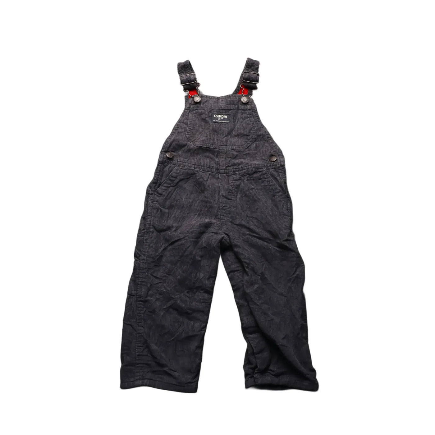 OshKosh Kids Corduroy Dungarees Grey Age 18M